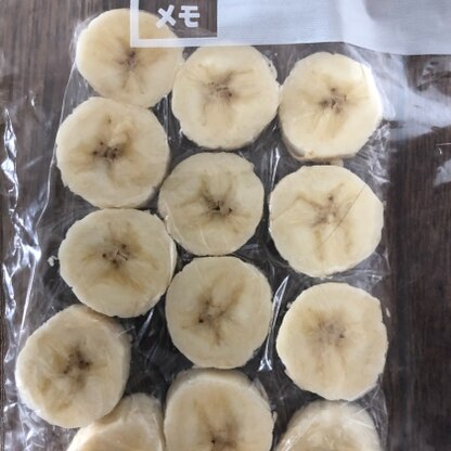 おはようございます。限界バナナを冷凍庫に緊急避難。この季節にぴったりですねー。今年はバナナも値上がりしてビックリ‼️
